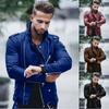 2023 Men 'S New Autumn And Winter European And American Pu Leather Jacket Large Size Fashion Slim Leather Jacket