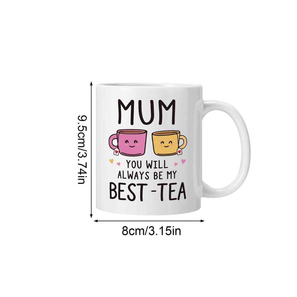 

Funny Coffee Mug Ceramic Non Slip Table Decor Cute Milk Cup Mug for Mom for Home Bedroom Living Room Office Camping Milk Tea 350ml