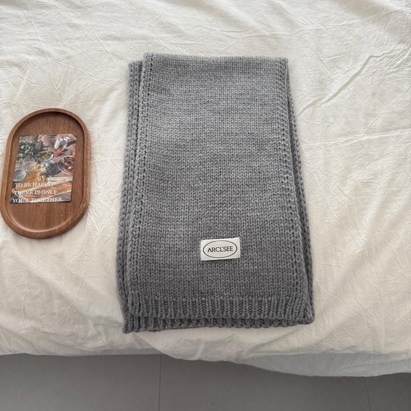 Luxury Thickened Wool Shawl Scarf: Versatile & Stylish INS Korean Design for Couples In Autumn/Winter