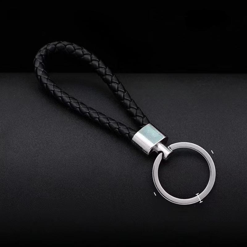 1 Pezzo Portachiavi per Auto in Ecopelle Intrecciata Portachiavi Decorazione da Appendere alla Borsa Fascino Regalo