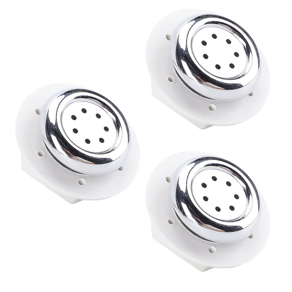 3Pcs 7 Hole Bathtub Nozzles,   Bubble Nozzle, Bubble   Nozzle Accessory for SPA, Hot Spring, Swimming Pool, Bathtub