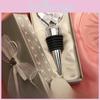 Crystal Heart Wine Stopper With Geometric Design For Wedding Celebration Gift