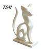 Fine Craftsmanship Collectibles Minimalist 3D Printed Cat Figurine, Decorative Animal Statue Ornament, Creative Unique Pla Figurines Small Desktop