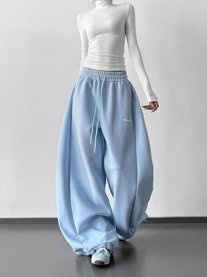 2025 Women's Autumn/Winter Loose Fit Wide-Leg Sports Pants