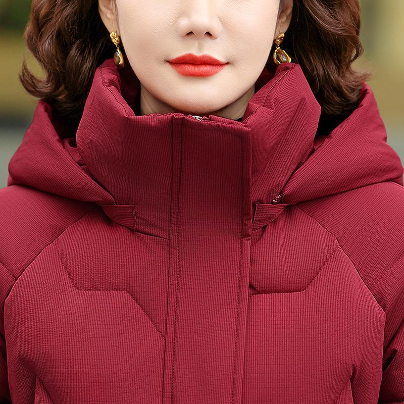 Stylish 2025 Winter Warm Cotton Coat for Middle-Aged & Elderly Women