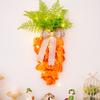 Lighted Plastic Charming Carrot And Tulip Hanging Decoration For Bright Decor Holiday