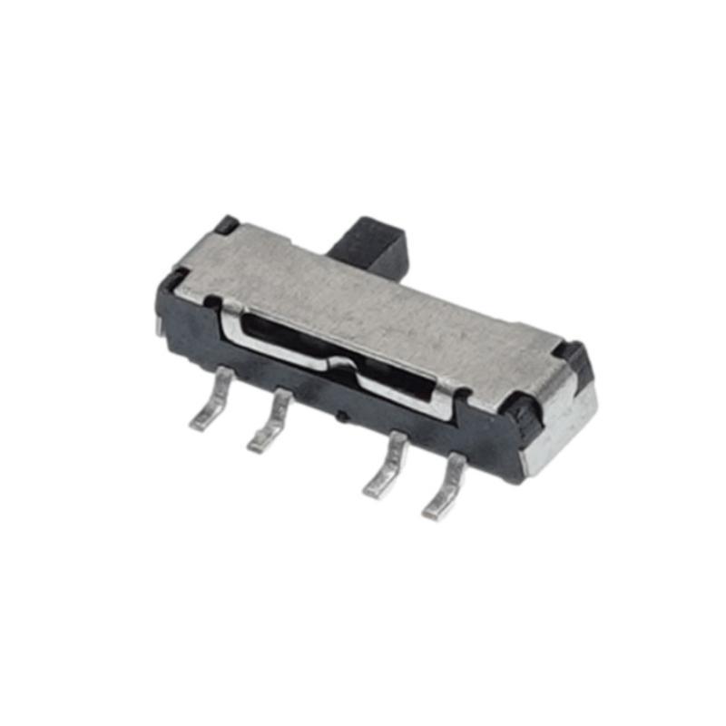 10Pcs 4 Pin Mini Slide Switch On-Off 3Position Micro Slide Toggle Switch Miniature Horizontal Slide Switch