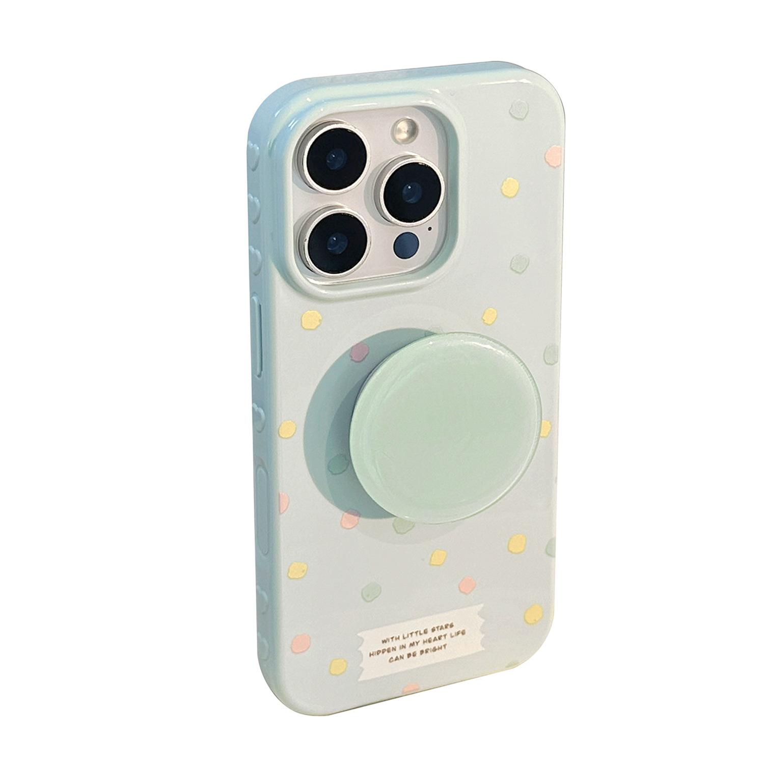 

Цветной чехол-подставка в горошек для iPhone 17 iPhone 17 Pro Max iPhone 17 Pro