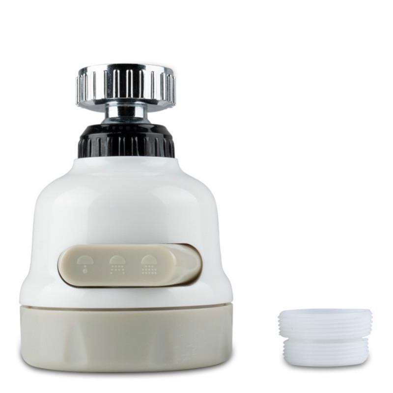 Rubinetto da Cucina Risparmio Idrico e Anti-Schizzo Testa Doccetta a Tre Getto Aeratore Esteso