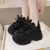 Scarpe da Donna Nuove Sneakers con Zeppa Alta Donna Suola Spessa Scarpe Sportive da Donna Sneakers Chunky Zapatillas Mujer