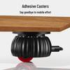 Adhesive 360° Swivel Furniture Wheel - Silent Roller for Bedside Tables