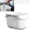 Bath Storage Basket Stylish Concise Style Lightweight Large Capacity Strong Load Bearing Draining Portable Shower Basket