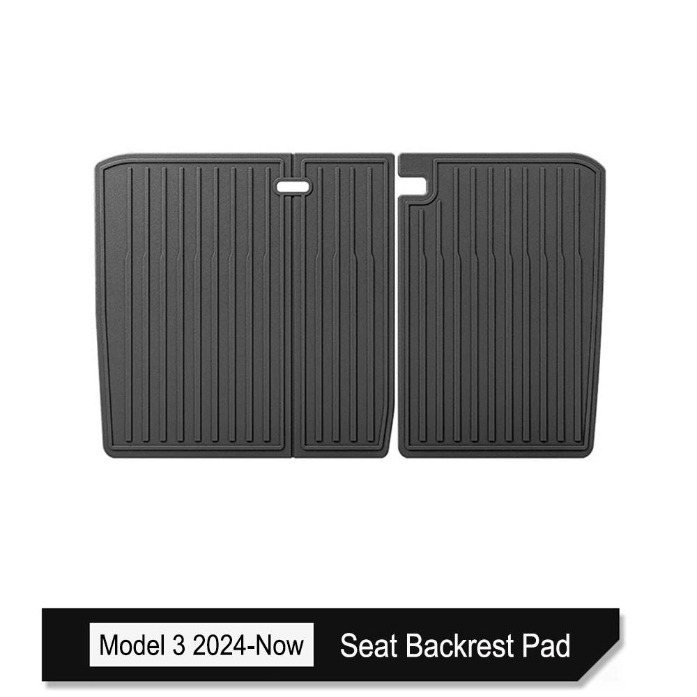 For Tesla Model 3 2026 2025 2025 Front Rear Trunk Mat Back Seat Backrest Protective Pads Cargo Liner Anti Dirty Mat Accessories