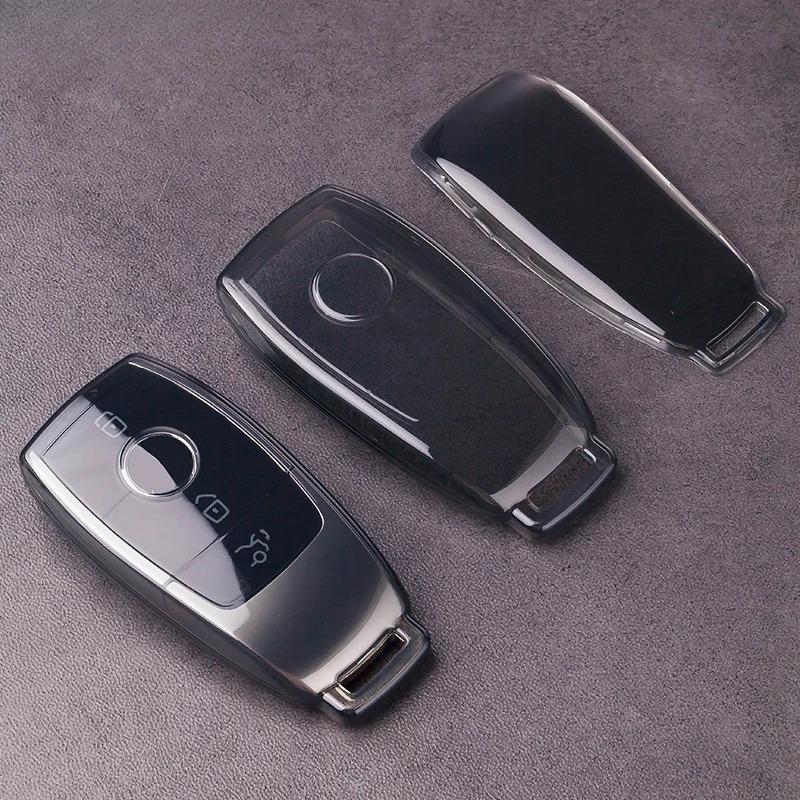 Transparent Tpu Car Key Cover Case Shell Protective Bag For Mercedes Benz A E G Gls Class W177 W205 W213 W222 G63 X167 Maybach