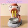 Colorful Clay Ice Cream Toy Set With Plastic Molding Tools For Creative Kids Play