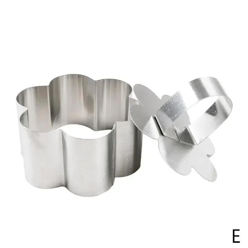 Stampo per torta ad anello in acciaio inossidabile, utensili da cucina, utensili da cucina, stampi per dolci, fai da te, cupcake, insalata, dessert, utensili per decorare torte