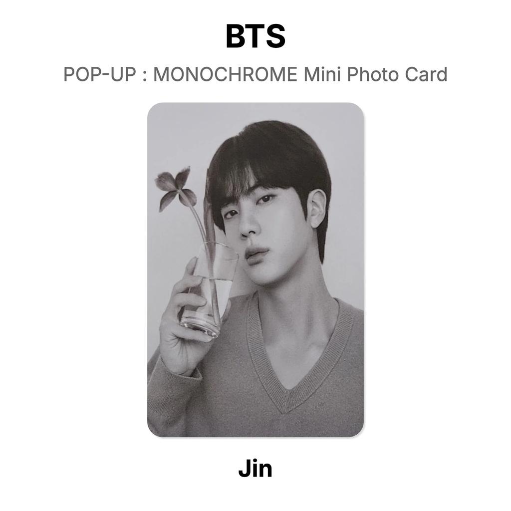 BTS SURGIR : TARJETA FOTOGRÁFICA MINI MONOCROMÁTICA Fotocarte Oficial