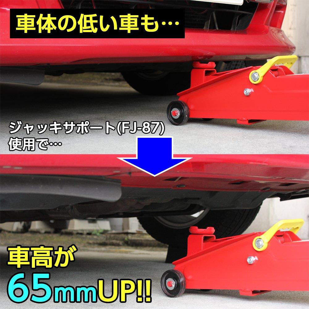 Meltec FJ-87 Car Jack Support, 2-Pack (2-ton Load Capacity), 700(W) X 80(H) X 200(D)mm