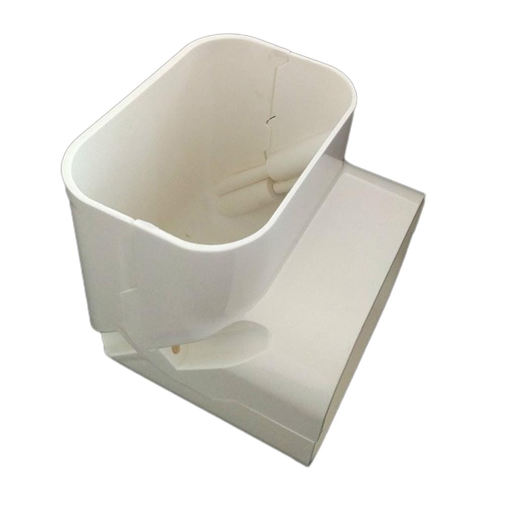 PVC Central Air Conditioning Decorative Cover Tube Wire Connection Casing Suitable for 3 6P AC Reliable Performance