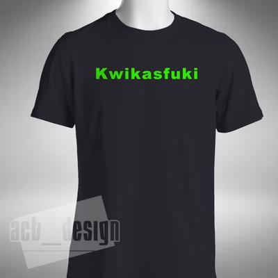 Kwikasfuki T-Shirt Superbike Motorrad Fahrräder Straße Biker Rennen Klein bis 5XL