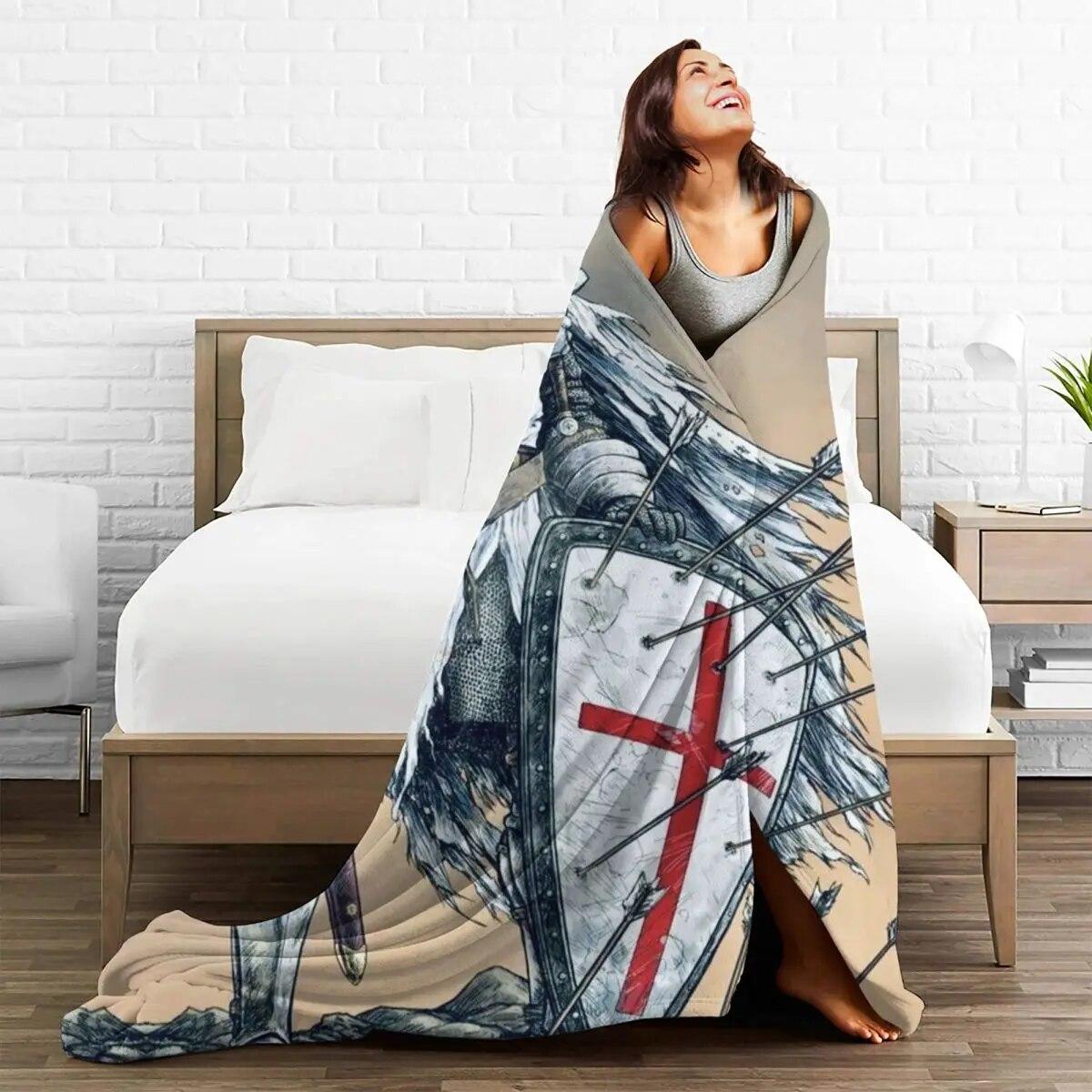 Фланелевое одеяло рыцаря тамплиера — фото 5