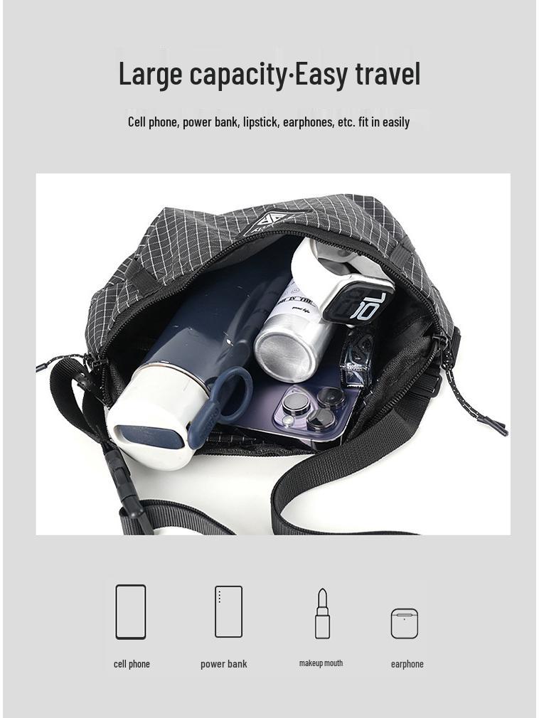 Unisex horská crossbody taška v korejském stylu: Trendy malá taška přes rameno na telefony a sport (2025)