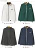 Genuine Dickies Men's Stand-Up Fleece Jacket, Autumn/Winter, Long Sleeve, Logo Embroidery, Drawcord, RH3-1483 L C, Sumikuro