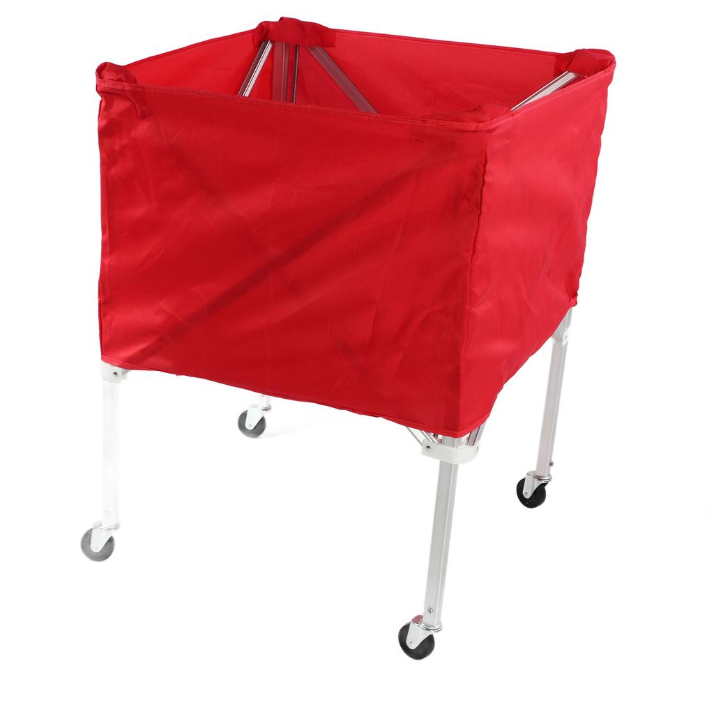 Ball Cart Foldable Ball Equipment Cart Large Capacity with 4 Wheel for Football Volleyball