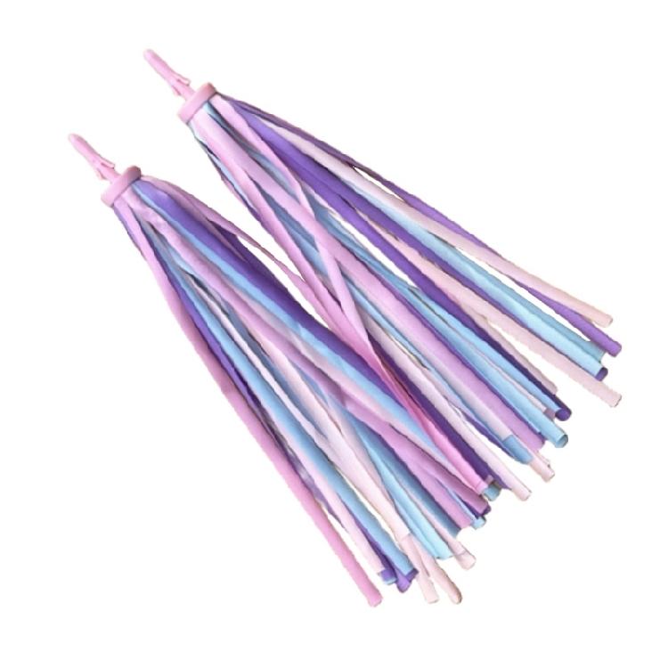 2pcs Eye Catching Bicycles Streamers Ribbon Kids Scooters Accessories Tassels Commuters Bike Accessories