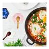 Uxcell 3pcs Ceramic Spoon Rest for Kitchen Counter, Cooking Spoon Holder, Fits Spoons, Ladles, Spatulas, Pink, Thick Ceramic, High Hardness,