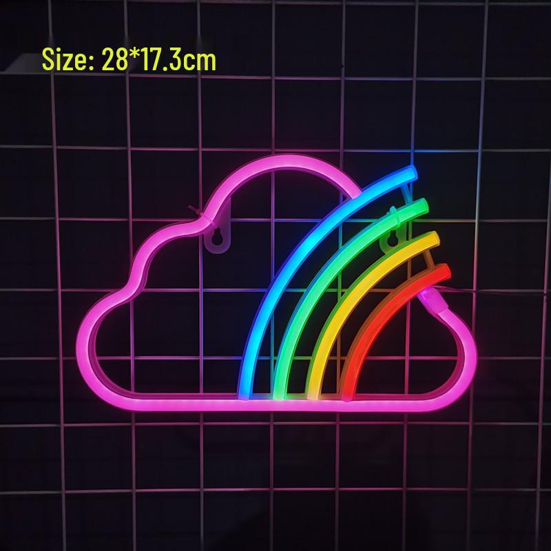 LED Neon Butterfly & Planet Wall Light - Decorative E-sports, Bar, and Photo Prop Night Light