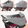 Baby Kinderwagen Sonnenschutz Kinderwagen Abdeckung Regenschutz mit Verstellbarem Befestigungsband für Draußen Reisen Täglich