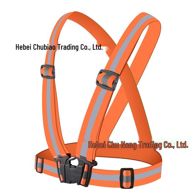 Reflective Elastic Safety Vest with Suspenders for Traffic and E-commerce