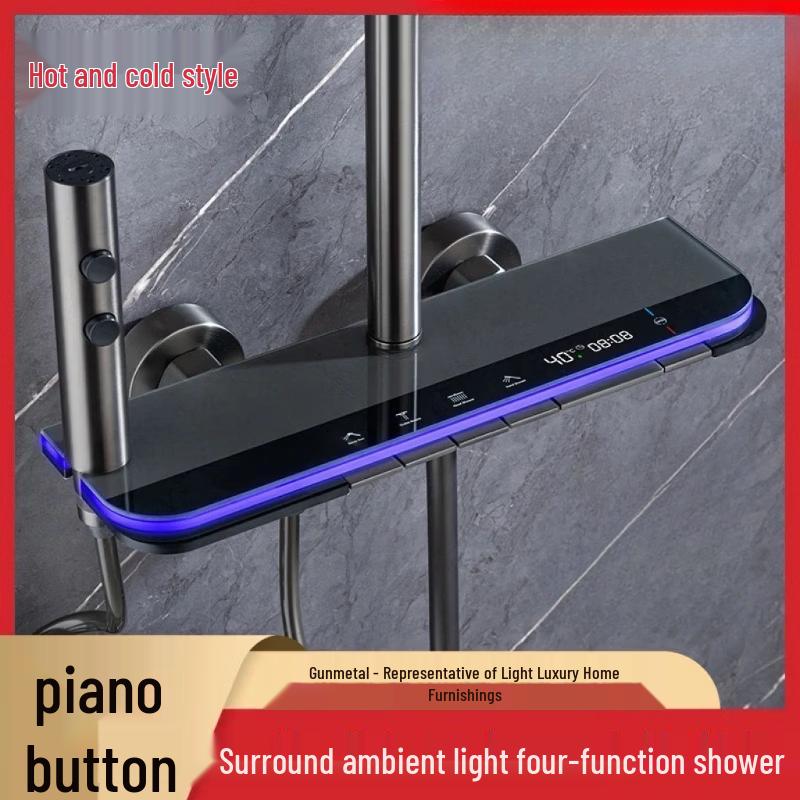 Smart Digital Thermostatic Shower Faucet Set