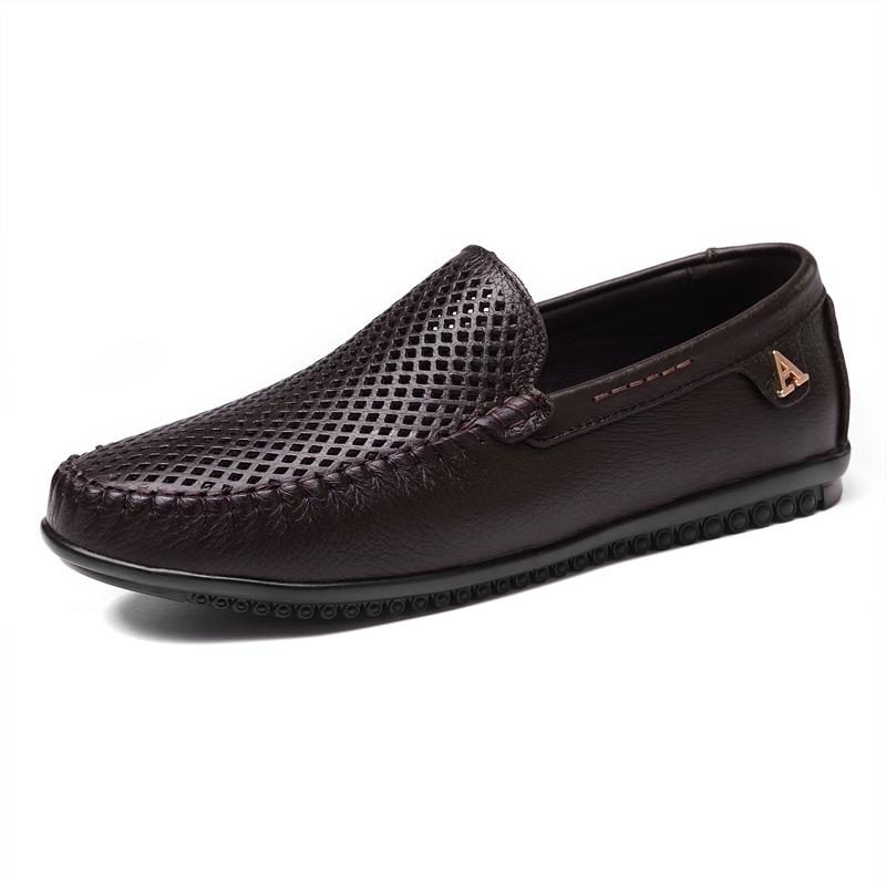 

Мужская обувь из натуральной кожи, роскошные деловые повседневные туфли-лоферы без застежек, мужские мокасины, итальянские черные мужские туфли для вождения, кроссовки 47