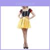 Enchanting Snow Queen Costume For Halloween Elegant Women's Dress Perfect For Stage Performance