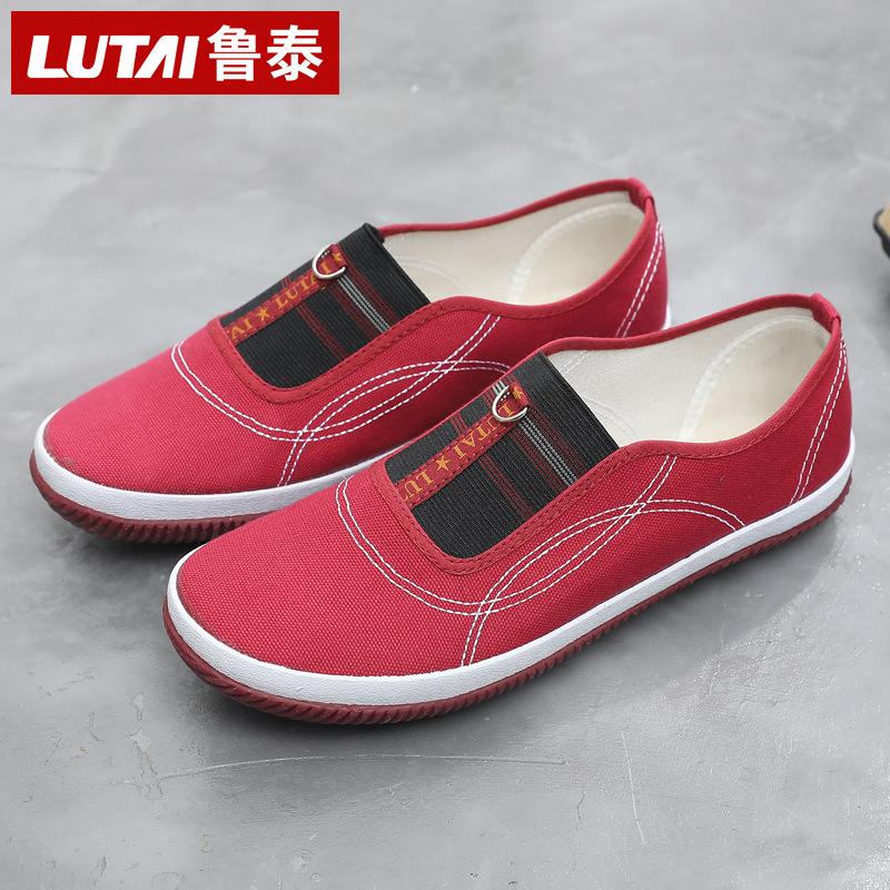 Spring and Autumn work shoes, labor shoes, mother shoes, walking shoes, work shoes, light and breathable, wear-resistant, ultra-light soft cloth shoes