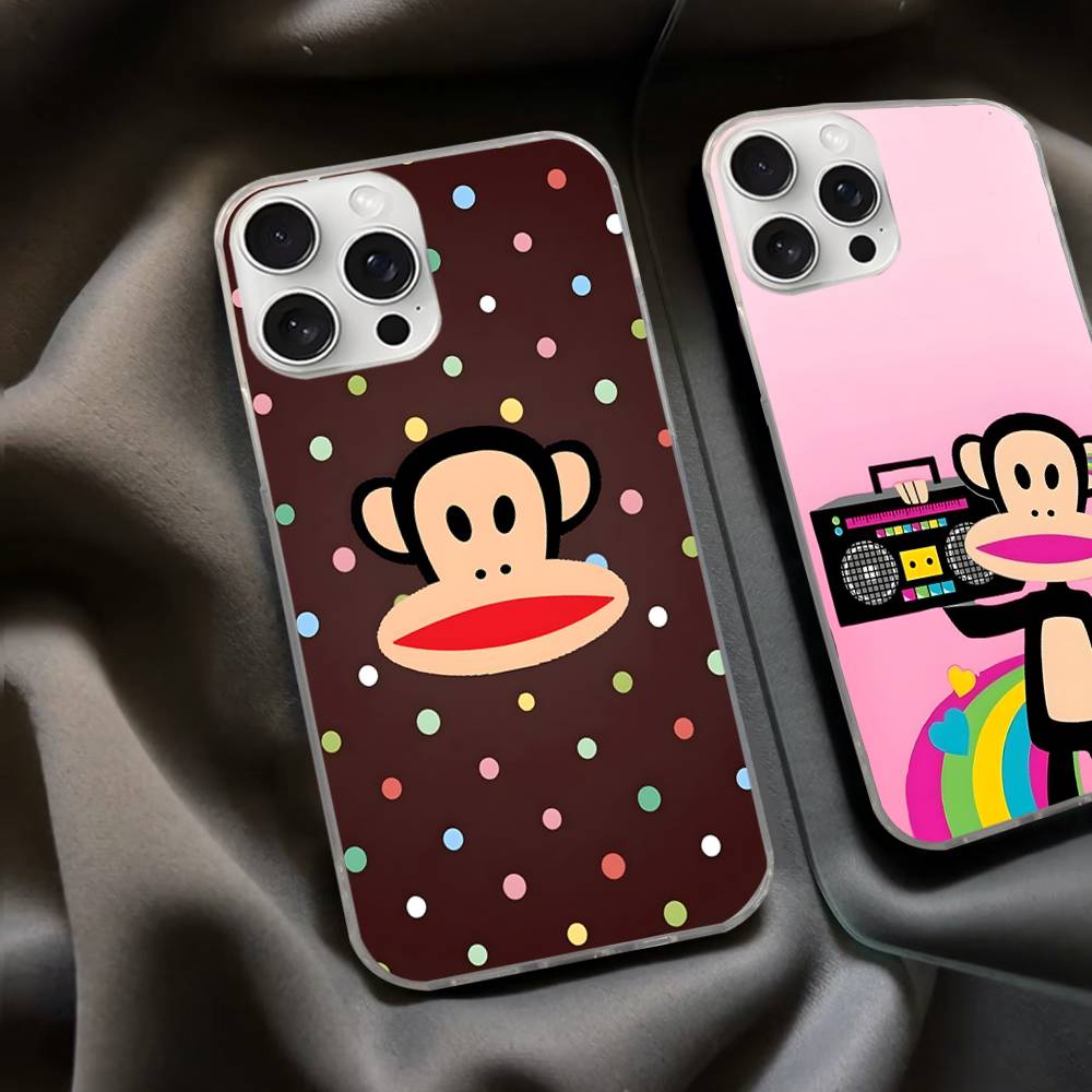 Klassisches Mode-Logo P-Paul F-Frank Handyhülle Für iPhone 17 16 15 14 13 12 11 Pro Max Plus Satin Bunte Hülle