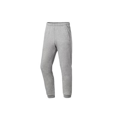 Li Ning Solid Color Cuffed Casual Sports Knit Pants Men Bottoms Gray AKLQA37-9