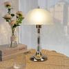 Crystal Petal Bedside Lamp: Elegant and Luxurious Atmosphere Lighting, Rechargeable Wedding and Bedroom Table Lamp.