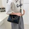 Chic Urban Style Women's Handbag 2022 Spring Summer Fashion Trendy Pu Leather Small Square Shoulder Bag