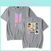 BtsGrafisk Tryckt Modal T-shirt Oversized Streetwear Skjorta För Kpop-fans Sommar Casual