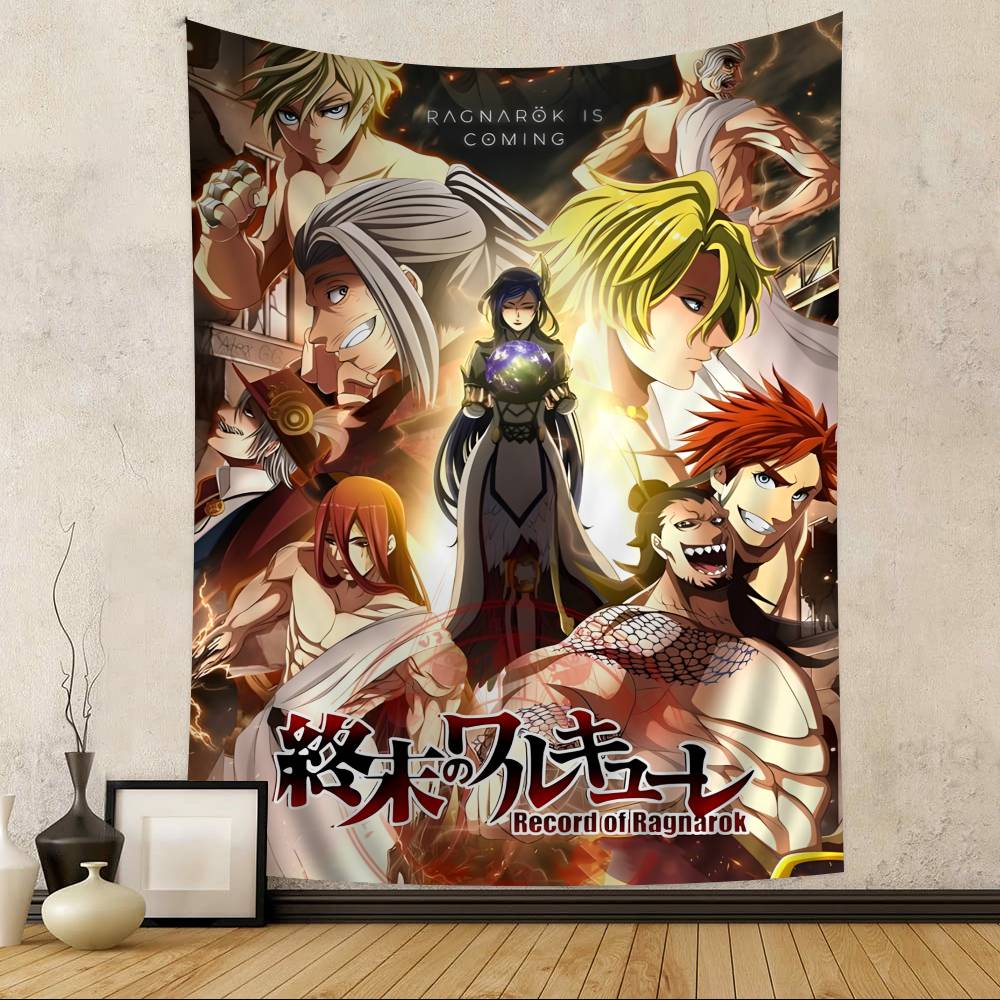 Anime Record Of Ragnarok Tapestry Art Printing Japanese Wall Tapestry Anime Wall Hanging Home Decor