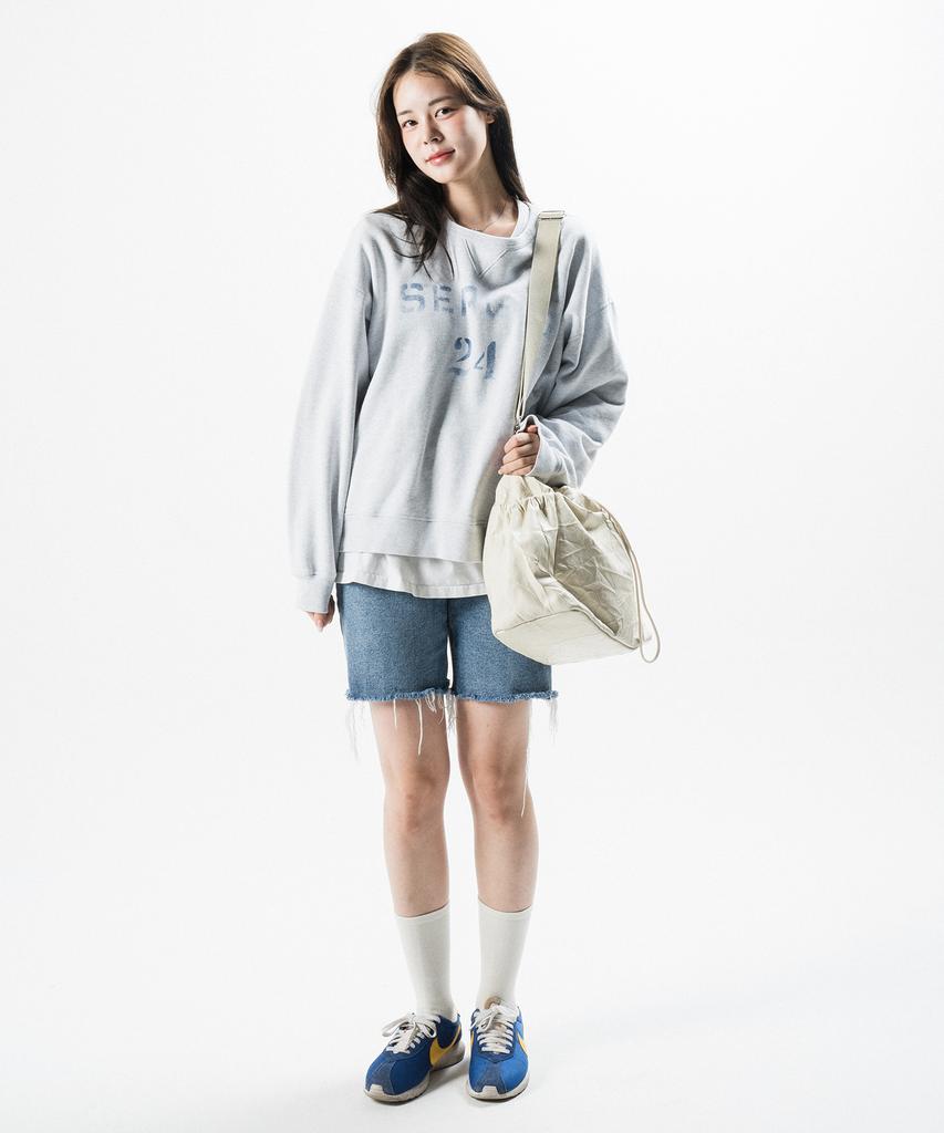 Lemine String Big Messenger (Cream)
