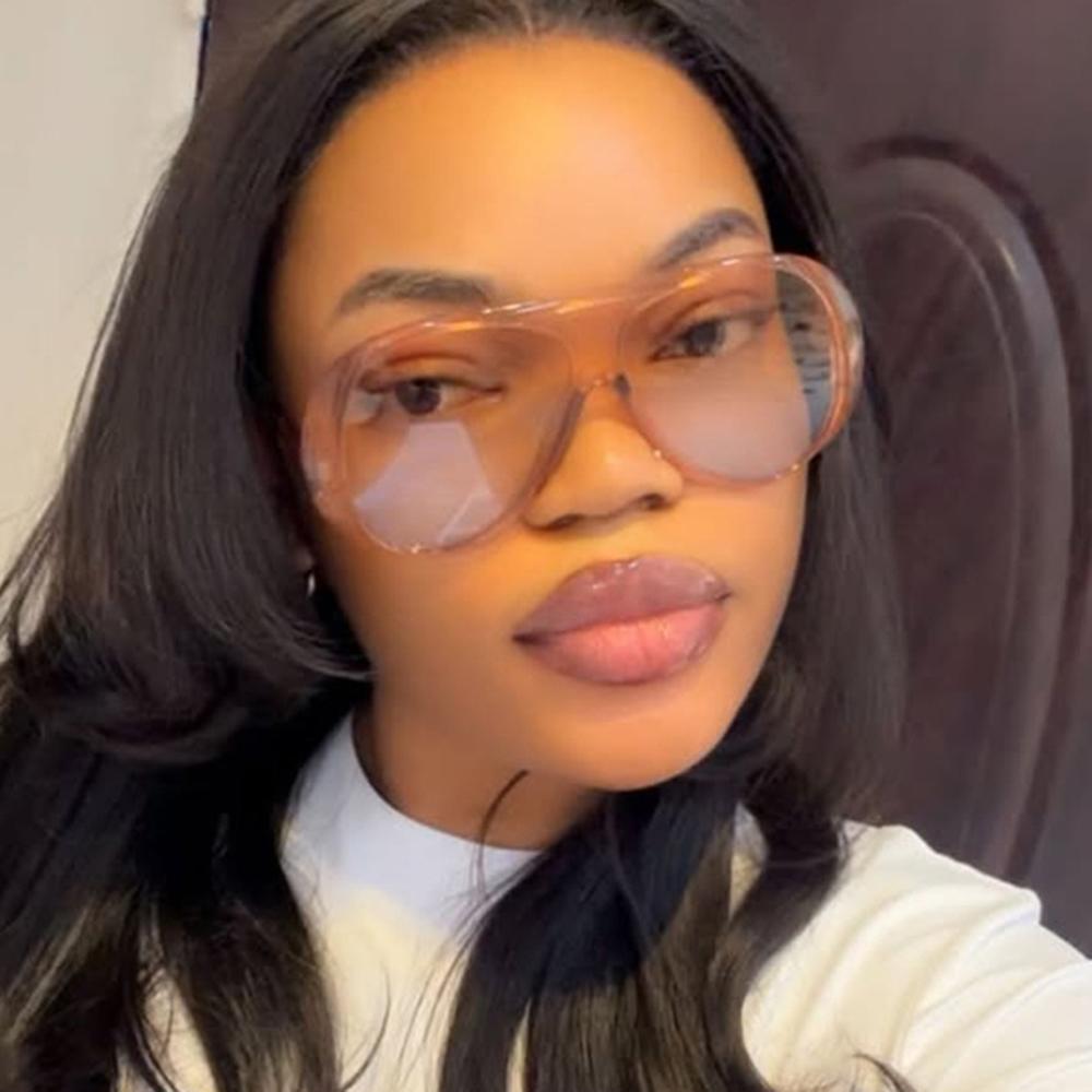 1pc Fashion Vintage Oversized Punk Sunglasses Goggle Women Men Trend Pilot Sunshade Glasses Designer Street Style Casual Eyewear