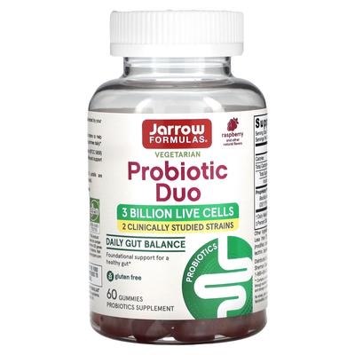 Probiotic Duo, Raspberry, 3 Billion, 60 Gummies