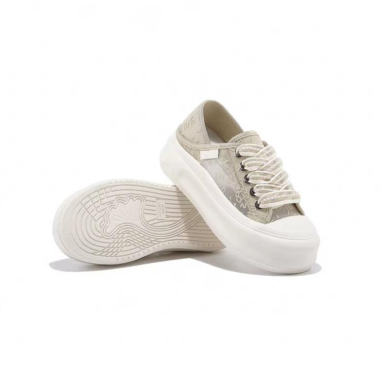 Fischerschuhe Damen Mesh atmungsaktiv neu zwei Tragevarianten Sport vielseitig lässig kleine weiße Board-Schuhe