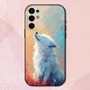 Pet animal Fox  Phone Case For Samsung S25,S24,S21,S22,S23,S30,Ultra,S20,Plus,Fe,Lite,Note,10,9,5G Black Soft Shell