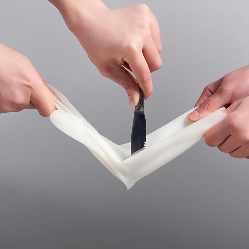 Luvas de borracha nitrílica para lavar louça enviadas aleatoriamente: luvas de limpeza de cozinha duráveis, antiderrapantes e espessadas.