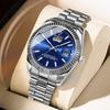 Men's Watch Calendar Night Light Waterproof Steel Strip Quartz Watch Classic Business Fashion Wristwatch